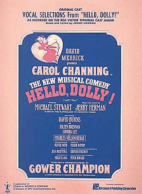 Hello Dolly! Piano/Vocal Selections Songbook 